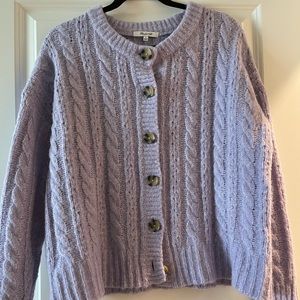 Madewell Lilac Cardigan